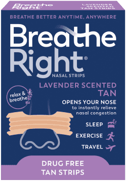 Breathe Right Lavender Scented packaging