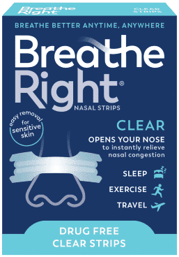 Breathe Right Original Clear packaging